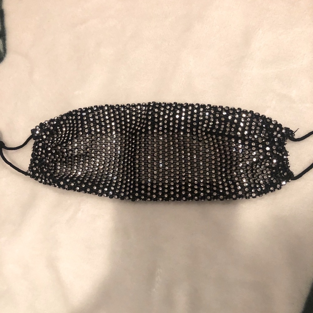 Brand new Rhinestone sparkling facemask